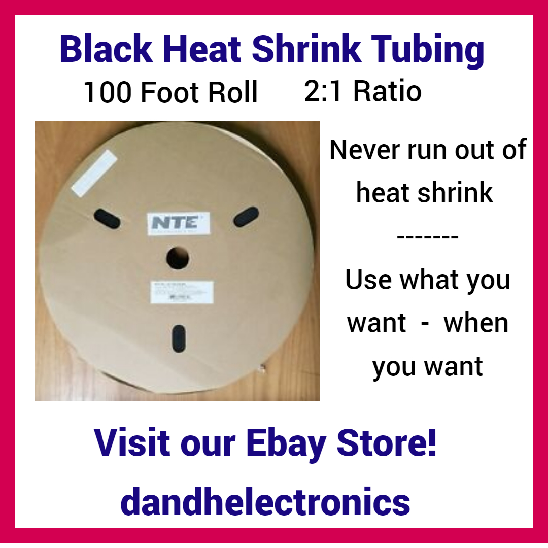 WimmerDave's tweet photo. 100 foot roll of black heat shrink.
#heat #shrink #hundredfeet #neverrunout #usewhatyouwant https://t.co/aZnOVUNKZj