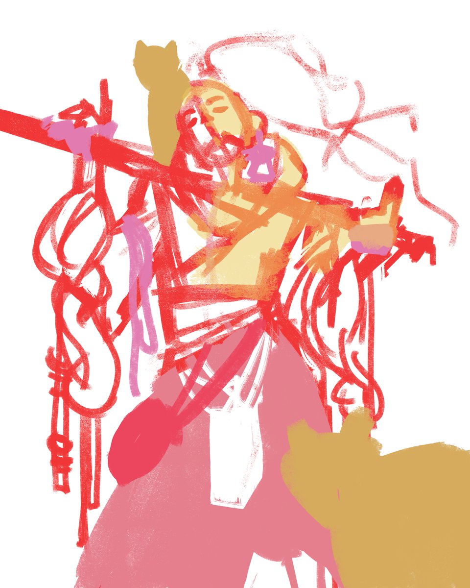 tintanega's tweet photo. #drawingwhileblack 
.                 Sketch                                        Final https://t.co/67vW7r56tk