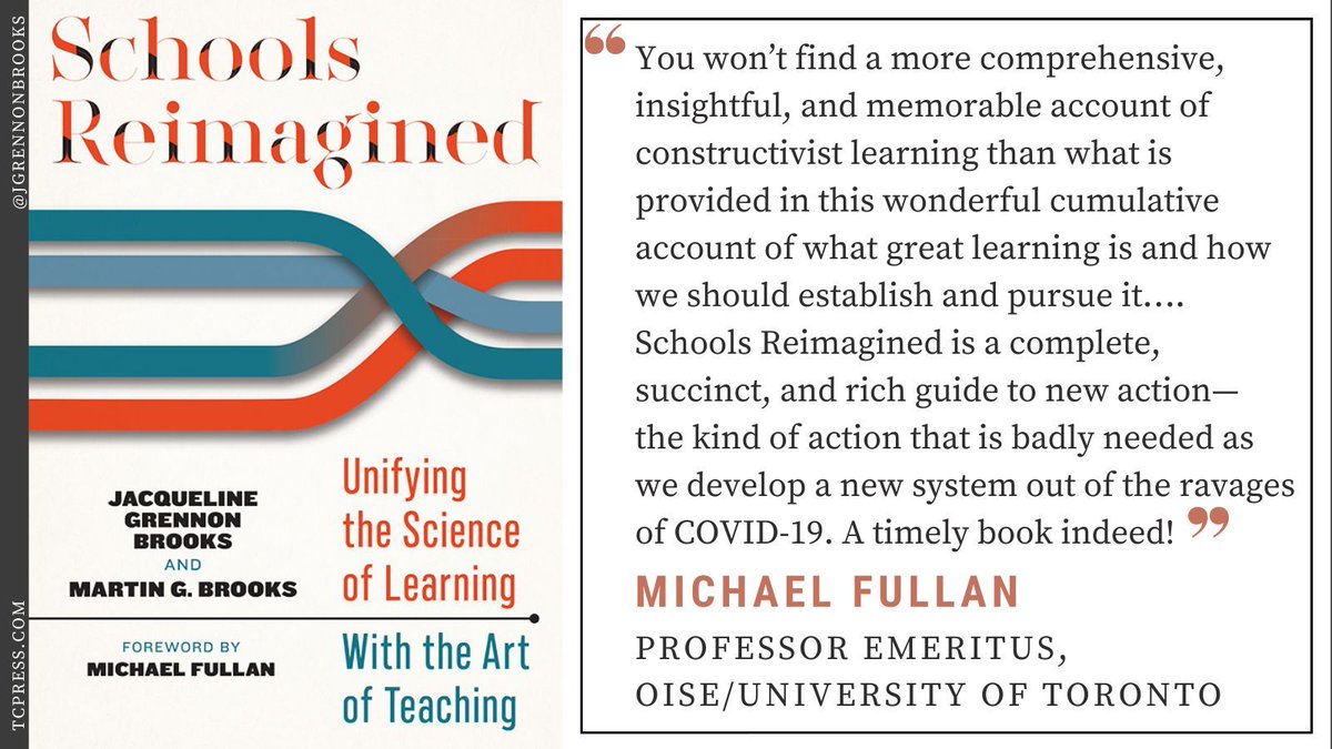 jgrennonbrooks's tweet photo. Michael Fullan describes Schools Reimagined as uncovering the “simplexity” of classrooms. Great word. Thank you, @MichaelFullan1, for writing the foreword. 

 #EdReimagined #LearnerCentered #BigPicLearning #Edutopia @TCPress https://t.co/onGfiSDaTA