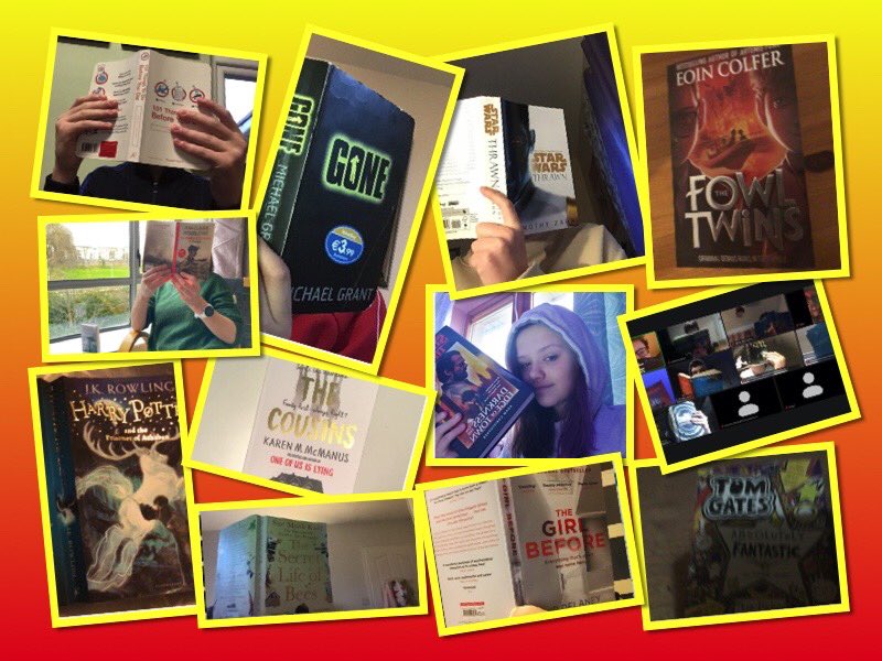FirhouseETSS's tweet photo. Great to see so many of our students getting involved with our first online Drop Everything And Read event. Lots of excellent book suggestions coming in too!📚❤️#PDSTwellread @LiteracyLink1 @EducateTogether https://t.co/rLqEK2Qnym