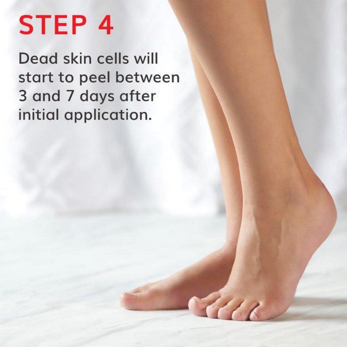You can chemically exfoliate every part of your being including your feet. The process is nasty but AHAs+BHAs are able to cut through that thickened skin and slough it off compared to physical options. The results are longer lasting as well!