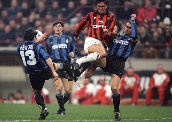 Paolo Maldini vs Inter, 1995/96.