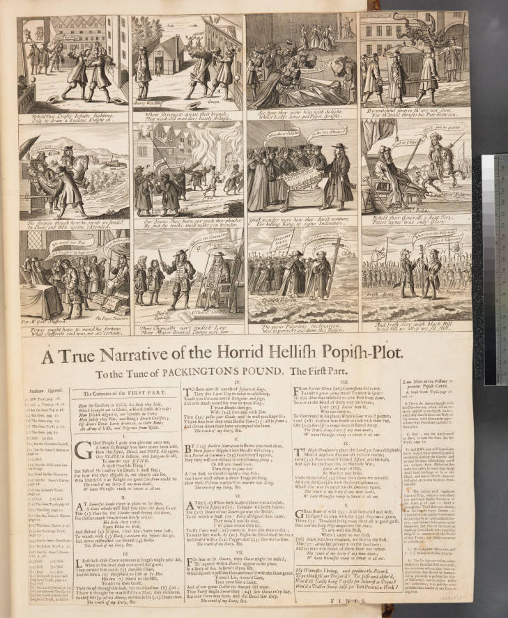 We need to start back in 1682, with a cartoon printed by Francis Barlow called "A True Narrative of the Horrid Hellish Popish Plot."From the beginning of the printed word conspiracy theories about deep states and international plots were being disseminated.2/