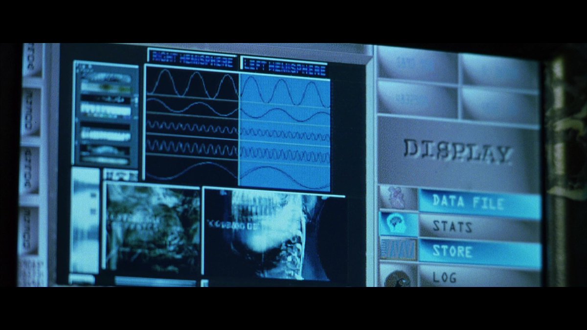 More patterns. More Matrix rain. More visual metaphor. Like I said, every frame is packed with meaning.22/