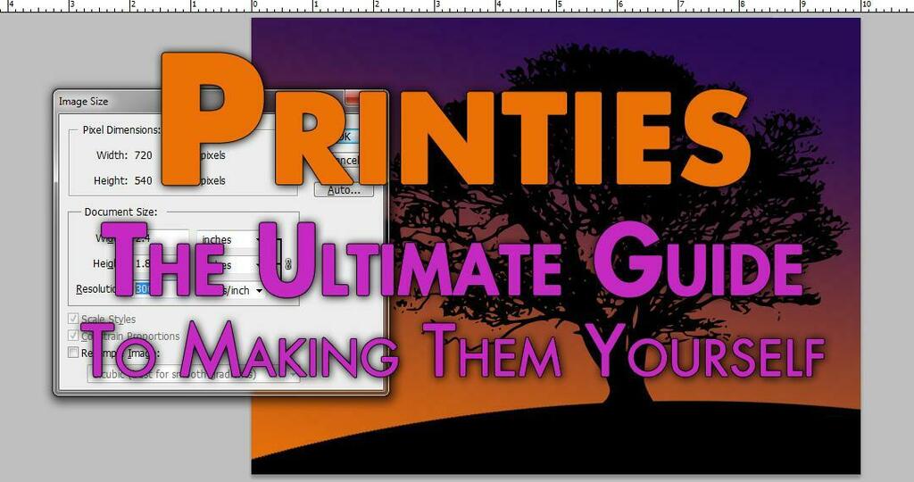 SmallhouseModel's tweet image. It's #Monday morning, let's learn something new! Here's how to make #printies from any image! bit.ly/printies