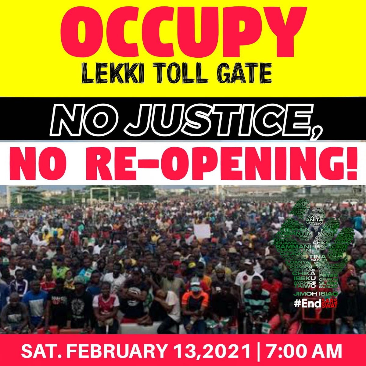 I just came online to see this #OccupyLekkiTollGate ahhhhhhhh!!
I am proud of my generation!
How can you kill our brothers and sisters and expect us to just move on without justice! 
We are the #COCONUTHEADGENERATION 
#endsars #EndPoliceBrutality
#EndBadGovernanceInNigeria