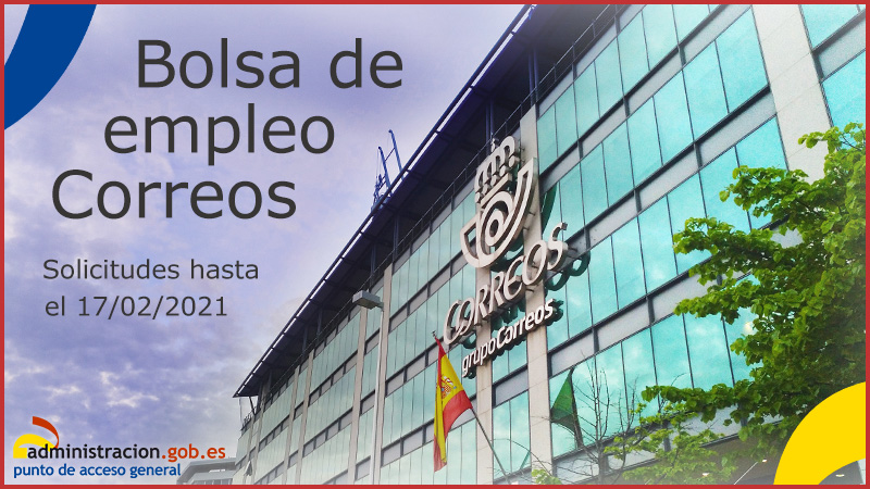 060gobes's tweet photo. Publicada convocatoria de Bolsas de Empleo en @Correos destinadas a la cobertura de necesidades de carácter temporal en puestos operativos. Solicitudes del 8 al 17 de febrero
Info 👉 https://t.co/ip0lMwjsaw

#EmpleoPúblico https://t.co/wHx7D510Wx