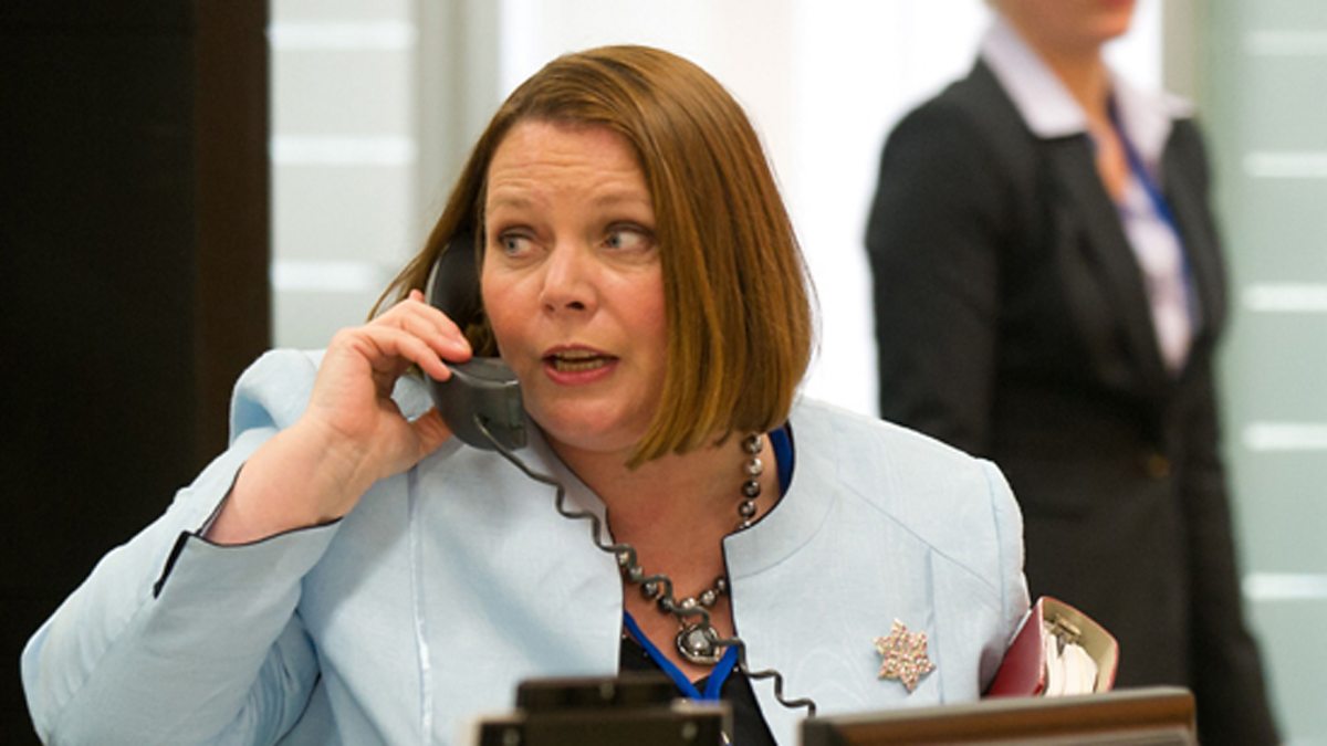 NURSE RATCHET- least intimidating woman alive- would refuse to fight me outside of work hours- she might trip over the laces of her stupid trainers- reminds me of my mum (unsure if that makes me want to fight her more or less)IN CONCLUSION,i'd beat her up Real Good !!