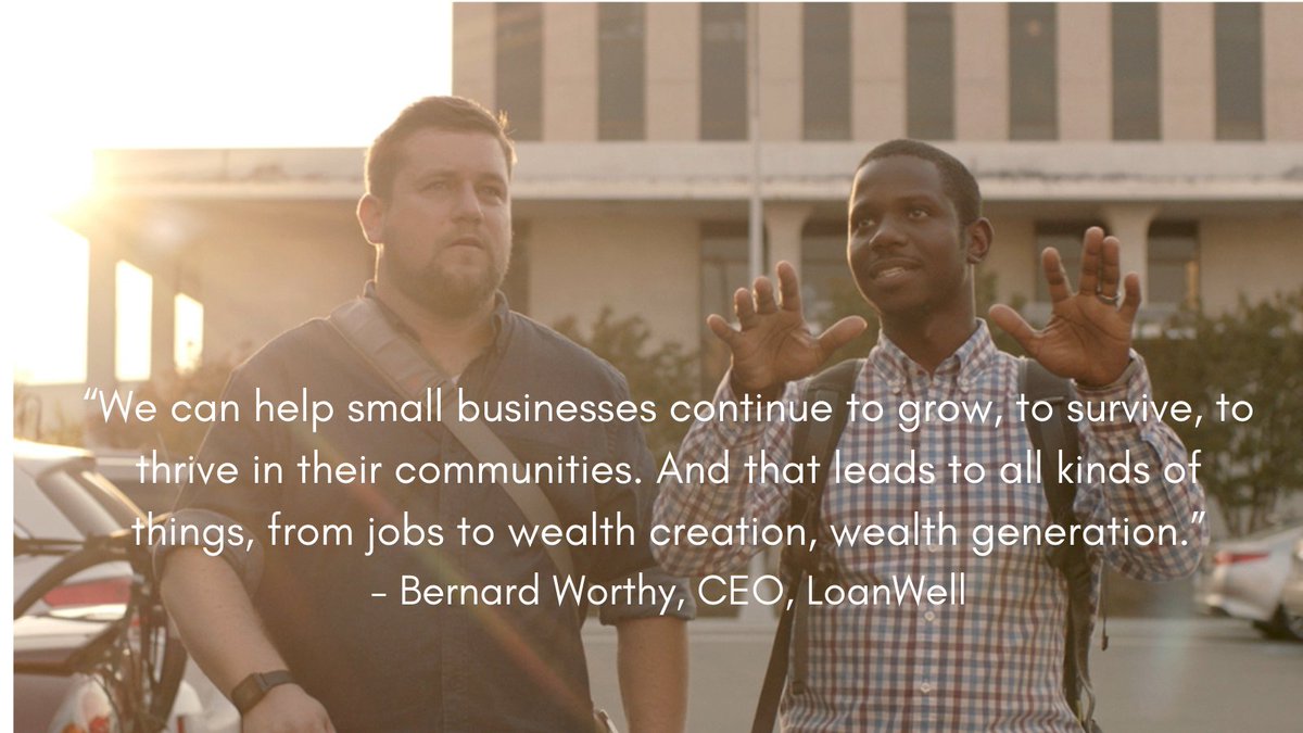 Small lenders do the day-to-day main street lending that help expand and create local jobs, bolstering the entire economy.  <a href="/LoanWellHQ/">LoanWell</a> is reinventing how these critical community lenders operate. Read their story here: bit.ly/2OkDLYv