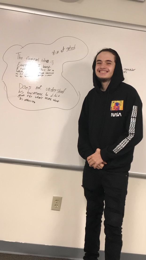 Sometimes you just need a whiteboard to layout your thoughts! Phoenix Lawrence student outlines a Humanities essay last week. #provingitspossible #edthataddsup
