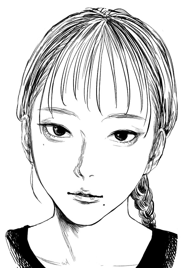 「試行錯子 」|ショルダー肩美のイラスト