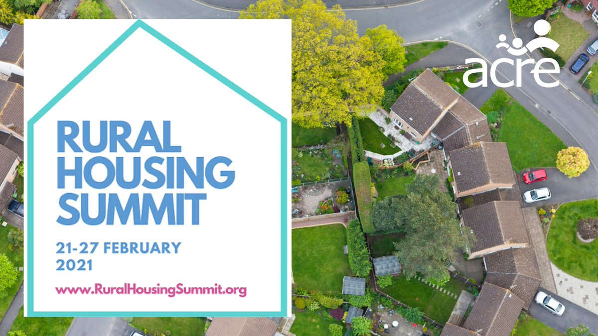 JOIN US for the UK Rural Housing Summit 2021

21-27 February w/ <a href="/RuralHousingSco/">Rural Housing Scotland</a> 

Find out what others are doing and what support is on offer: acre.org.uk/news/2021-02-0…