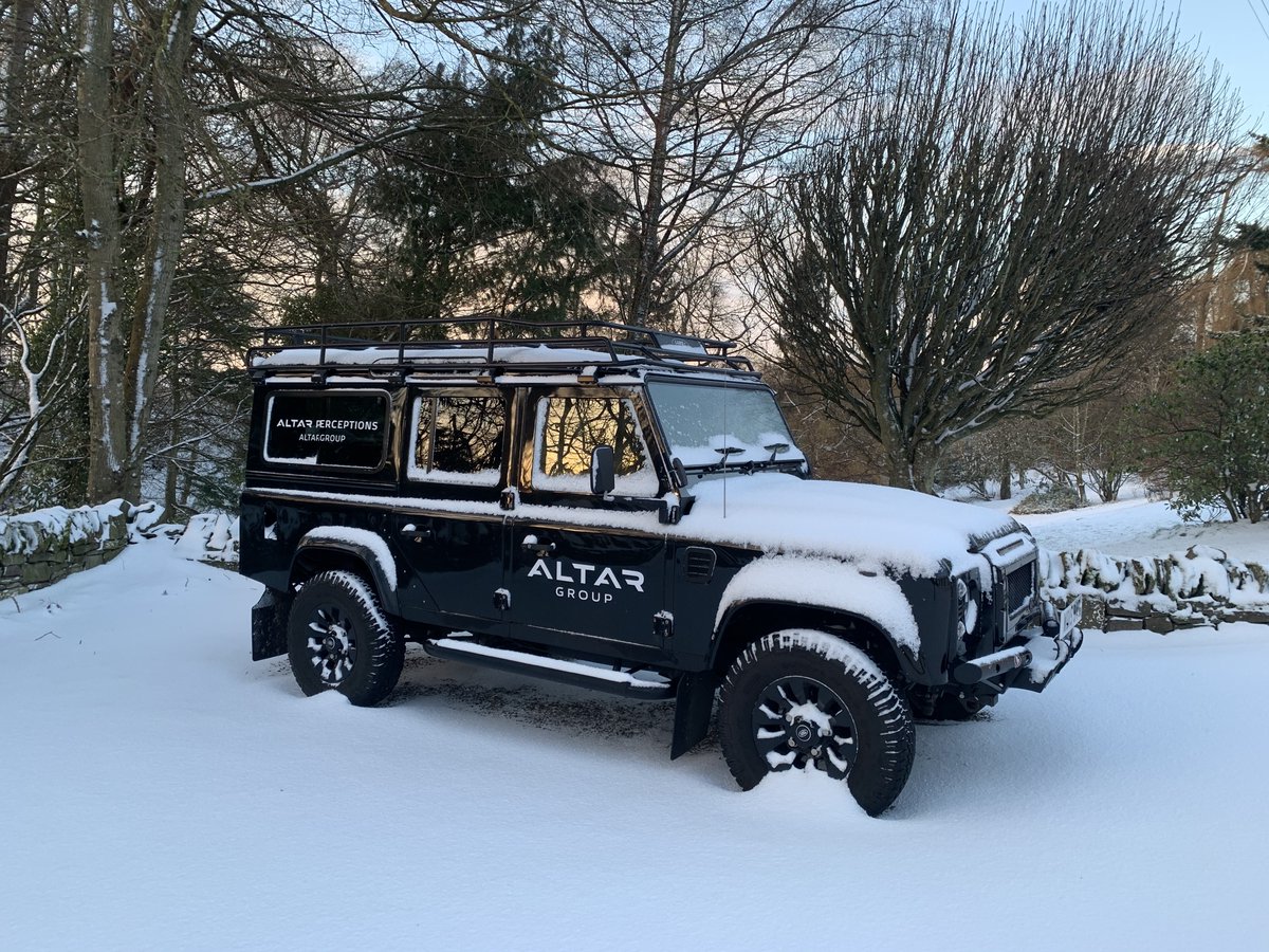 We are loving this picture of the Altar Defender this morning #BeastFromTheEast #Snow #MondayThoughts