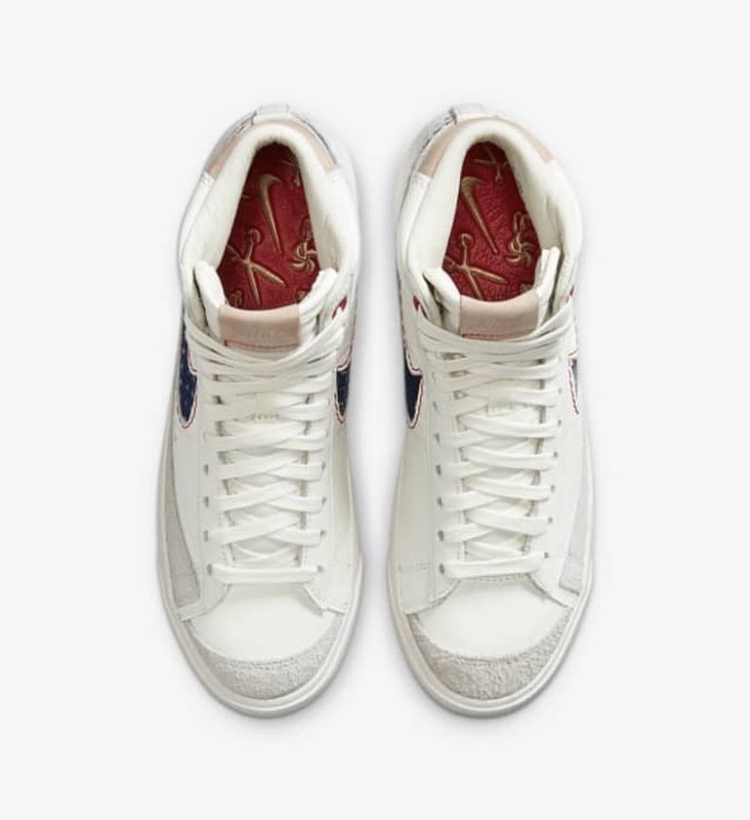 ARSneakers_'s tweet photo. Nike Blazer Mid 77 x DENHAM « Sail » disponible le 11 février sur SNRK 

Qu’en pensez vous ? 👀 https://t.co/1lt4vmP32H
