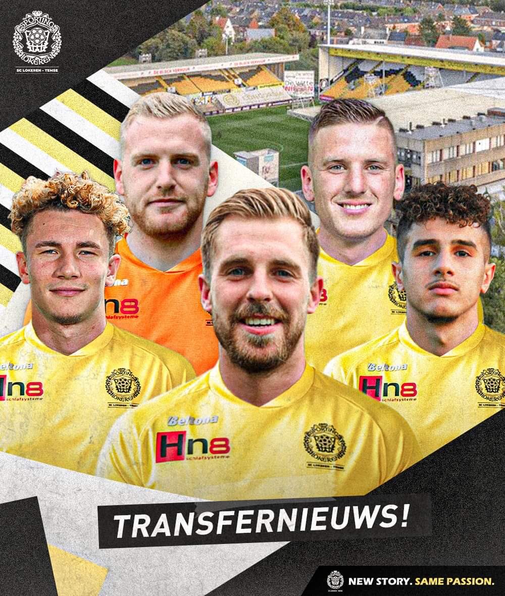 KSCLokeren's tweet photo. 📝 TRANSFERNIEUWS 🔥

Nieuwkomers, deel 1:
✅ Jelle Merckx
✅ Niels Elewaut
✅ Gianni De Neve
✅ Arno De Kuyffer
✅ Sami Djadi
✅ Tibo Gabriël
✅ Yesten Baert

🔗 MEER INFO | https://t.co/Crlo2FUqUe https://t.co/v7VYn2gD8c