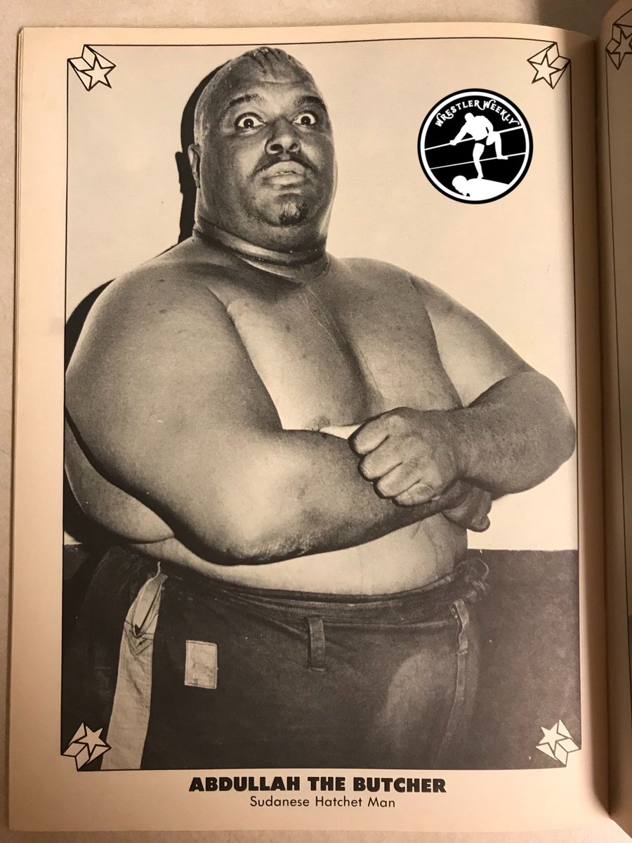 In Honor of Black History Month WRESTLER WEEKLY Honors a Wrestler a day throughout February! Day 8 is #AbdullahTheButcher #WWWF #WWC #WWE #NWA #BlackHistoryMonth