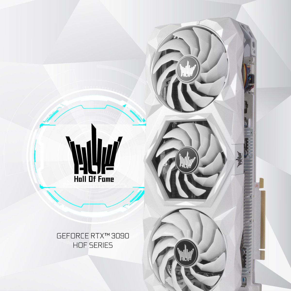 kfa2gaming's tweet photo. Look at this masterpiece! Dual 102mm fan on the sides and one 92mm in the middle and the signature hexagonal LED effect on the front with GALAX latest ARGB controller. You know where to get the best performance!
#kfa2 #kfa2gaming #worktheframes #hof #halloffame #rtx #overclock https://t.co/lWAS0VhvbV
