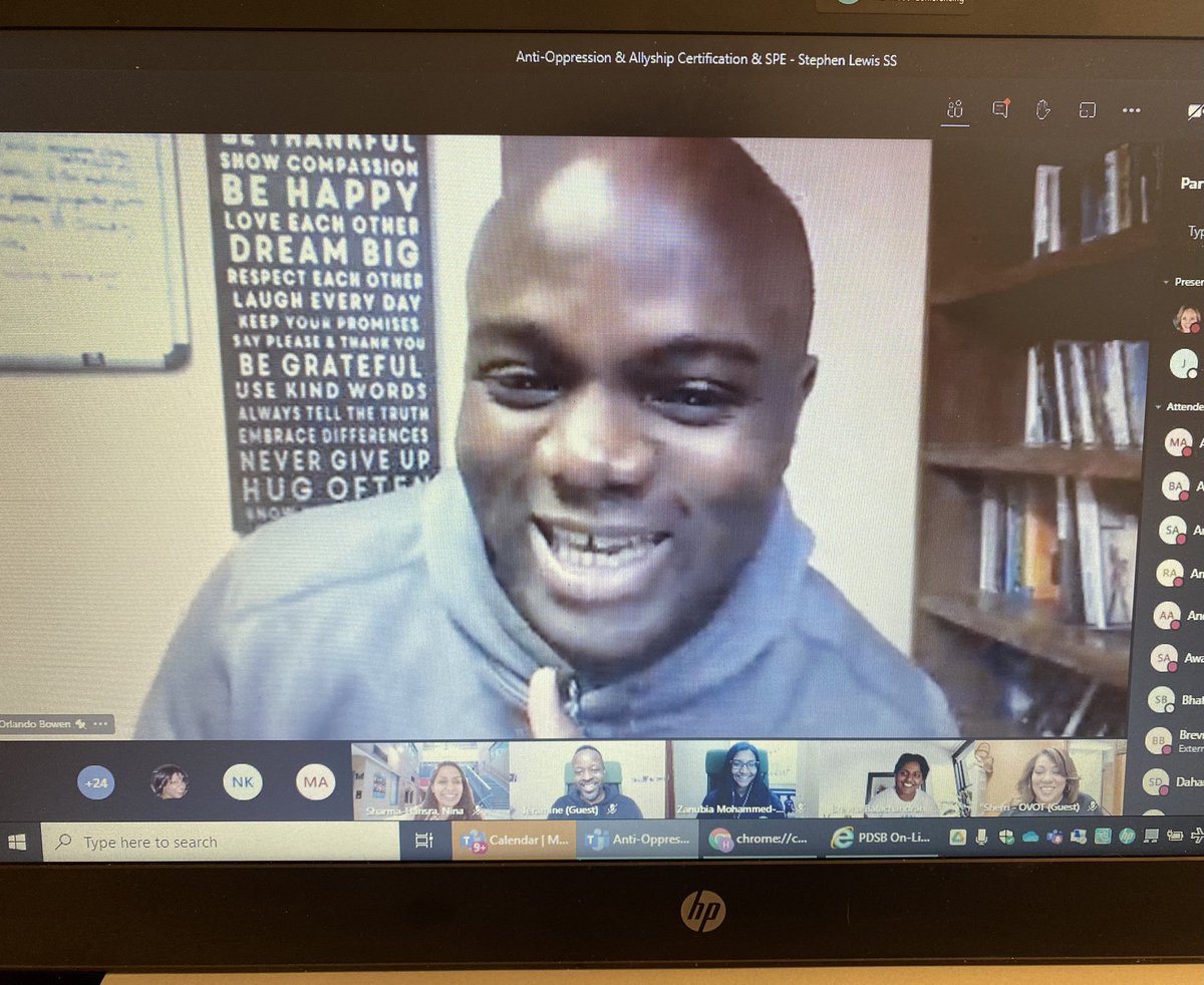 Energized for a full day of training and <a href="/SHSMPeel/">SHSM Peel</a> SPE in Anti-oppression &amp; Allyship with <a href="/onevoiceoneteam/">One Voice One Team</a> Passionate facilitators who have such an important message to share! #realconversations #antiracism