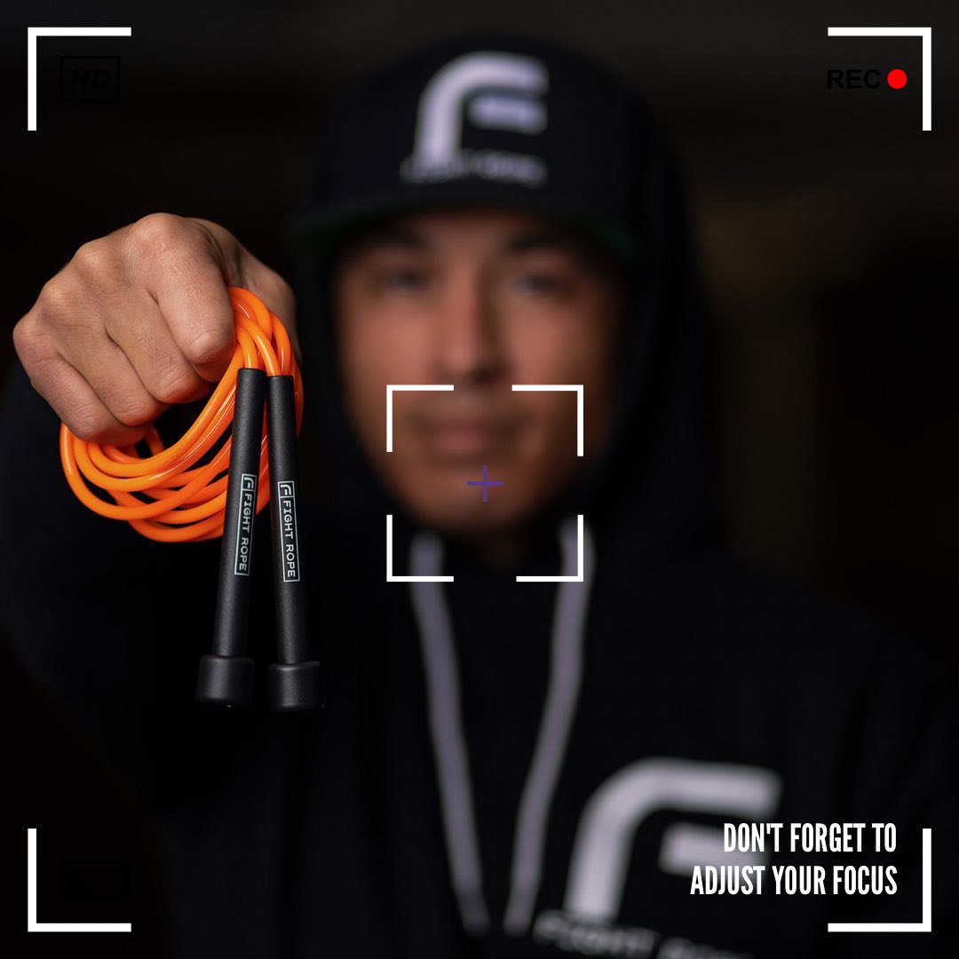 Adjust your focus.

The F.I.G.H.T. R.O.P.E. 

thefightrope.com

#FightRope #FightRopeFitness #FightRopeFamilia #TheFightRopeCoach #JumpRope #SkipRope #WalkRunJump