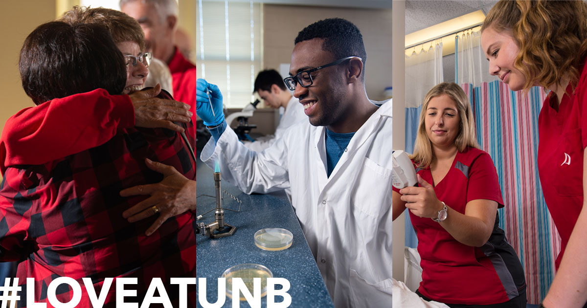 Did you find #LoveAtUNB?

Whether it’s your best friend, your passion or your significant other, there are so many ways to find #LoveAtUNB. Share a photo of something you love that is in your life because of UNB for a chance to win!
 
Contest details: bit.ly/loveatunb