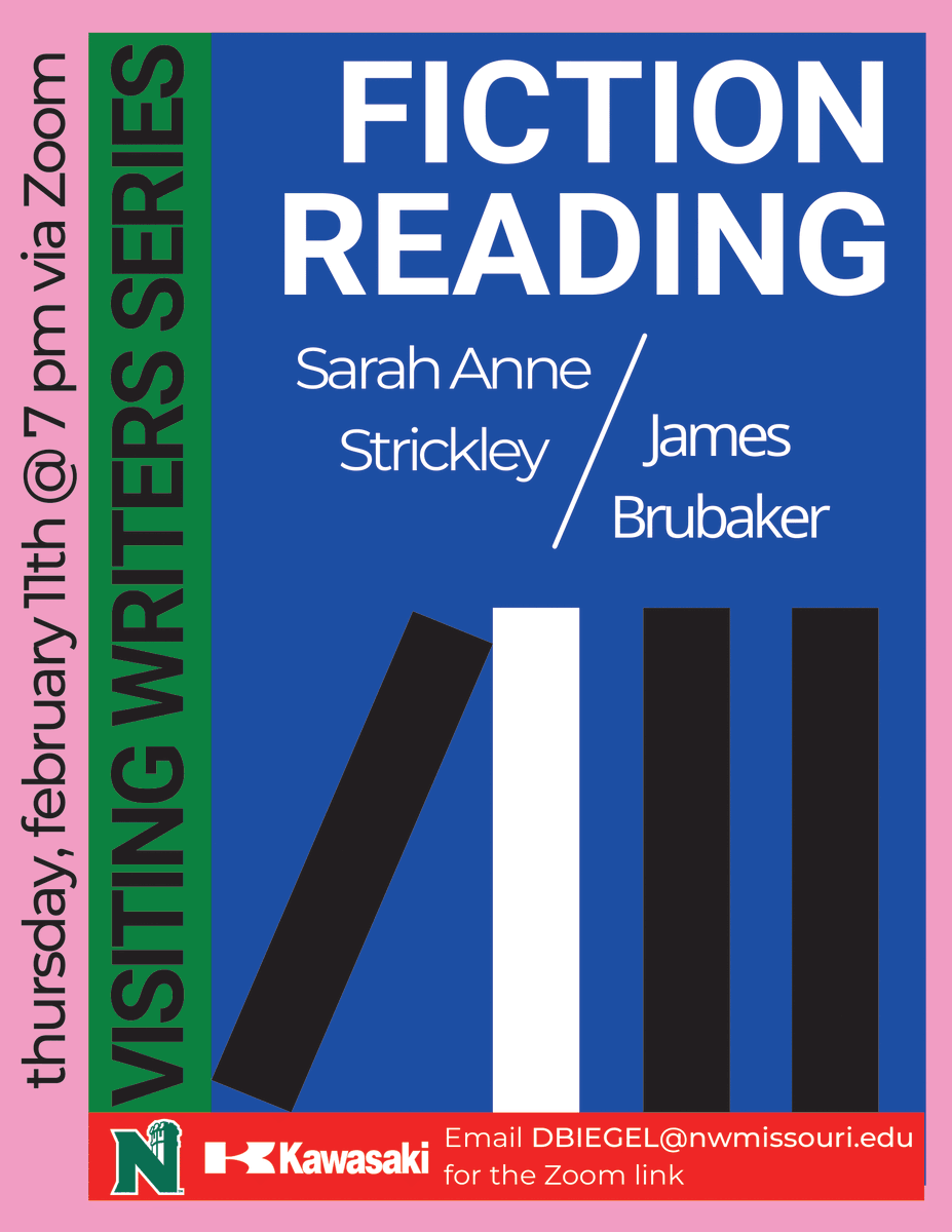 LaurelReview's tweet photo. Zoom reading this Thursday night with @sastrick and @mrbnatural! Email us at DBiegel@nwmissouri.edu for the link. https://t.co/rCDmrFj9Jp
