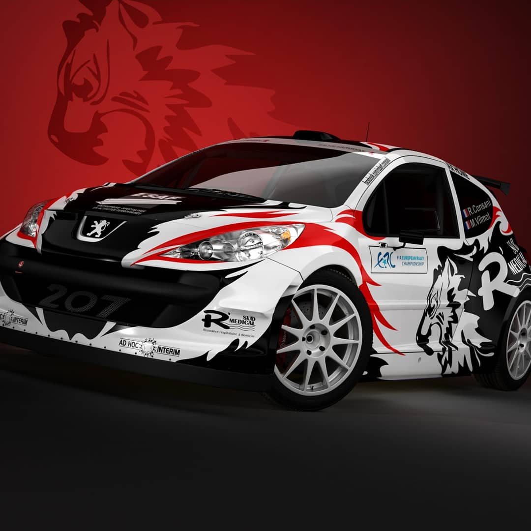 Customized peugeot 207 car on Craiyon