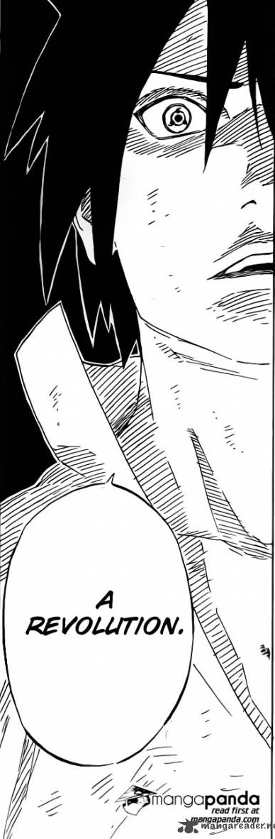 Once again, Sasuke’s hypocrisy is shown and he is granted even greater power as a byproduct of the bonds he has built throughout the story.