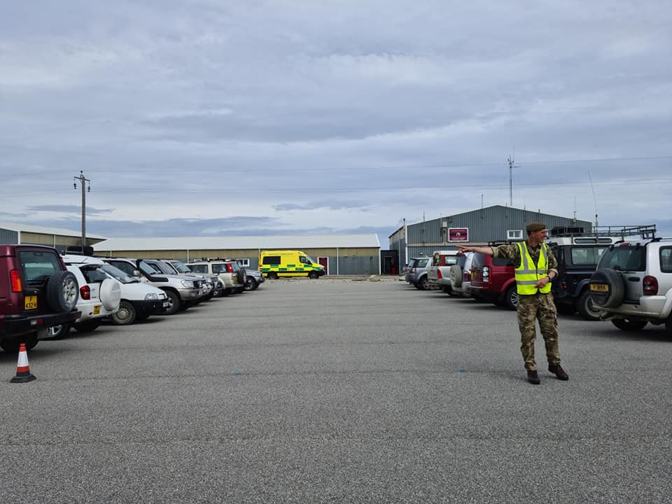 A huge thank you to the men and women of the Falkland Islands Defence Force (FIDF) who have been helping with the Falkland Islands #COVIDVaccination programme. #COVID19 #Falklands #OxfordVaccine #AstraZeneca

Photographs: Copyright FIDF