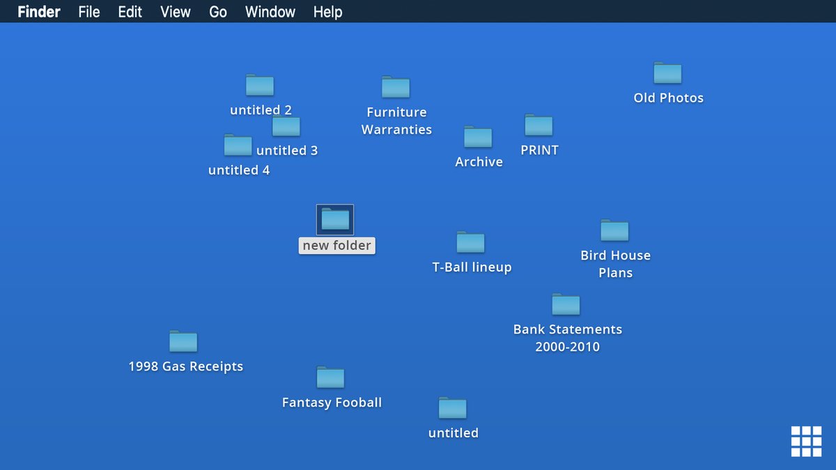 bluehost's tweet image. We all know someone with a desktop like this. And if you don&apos;t, it&apos;s probably you. 🥴
#CleanOutYourComputerDay