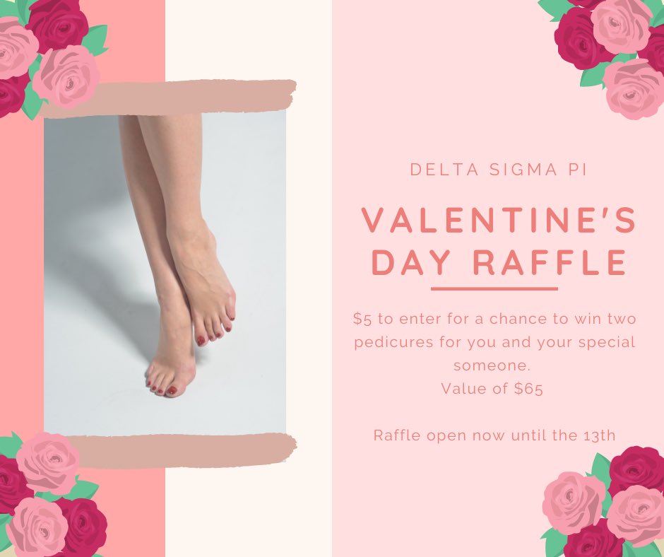 WIUDeltaSigmaPi's tweet image. Valentine’s Day Raffle!❤️💞
