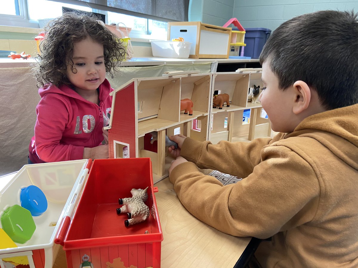 ASDsocialWorks's tweet photo. Preschoolers practicing their animal sounds through cooperative play #playtolearn #adventuresinecse #rcspride https://t.co/cnaLX3dQq5
