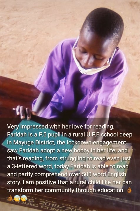 george_abedi's tweet photo. Faridah's passion and love for reading keeps us fired up and wanting to do more with the children under our care, because we have witnessed that a child can learn to read and comprehend English if supported, mentally and emotionally. @TEACH4UG @TeachForAll @PhionaPraiseMu1 https://t.co/67MiY6cow7