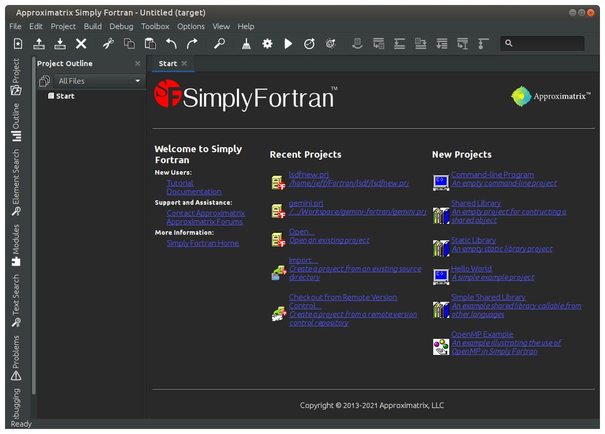 simply fortran makefile