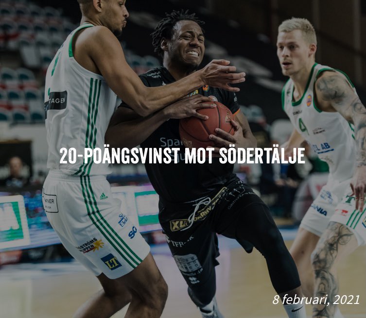 20-POÄNGSVINST MOT SÖDERTÄLJE - Läs hela matchreferatet på borasbasket.se #viärborås #basket #sbl