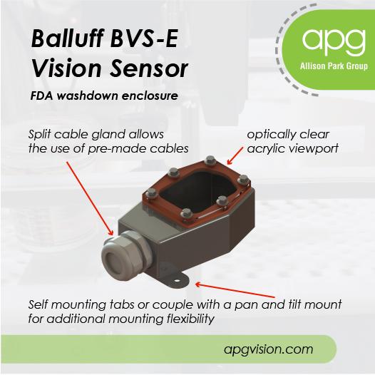 APGvision's tweet photo. Balluff BVS-E Vision Sensor FDA washdown enclosure. IP68-IP69K protection for caustic washdown environments. Contact a distributor for pricing. We've got Balluff covered!
https://t.co/8dpTHQf4Xe #apg #apgvision #Balluff #balluffenclosure #machinevision #visionsensor #sensor https://t.co/7RLMt9ad7x