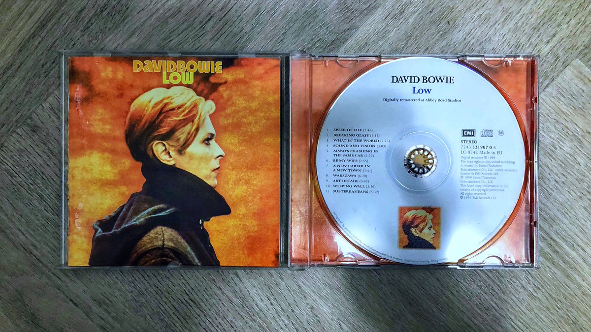 62.David BowieLowYou need to be in a certain mood for Low but I do like it. It’s a good Sunday morning album. The entire second side is soundscape instrumentals, the Brian Eno influence shinning through on the record  #AtoZMusicChallenge #AtoZMusicCollection