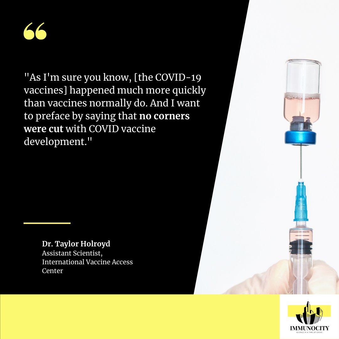 Listen to Dr. Taylor Holrody from @IVACtweets and Ian Brunton, as they discuss #vaccineconcerns and why we don't need to worry about the speed at which the #COVIDvaccines were developed. 

#immunocity #podernfamily #newepisode #podcastlove #media #podcastinglife #podcastaddict