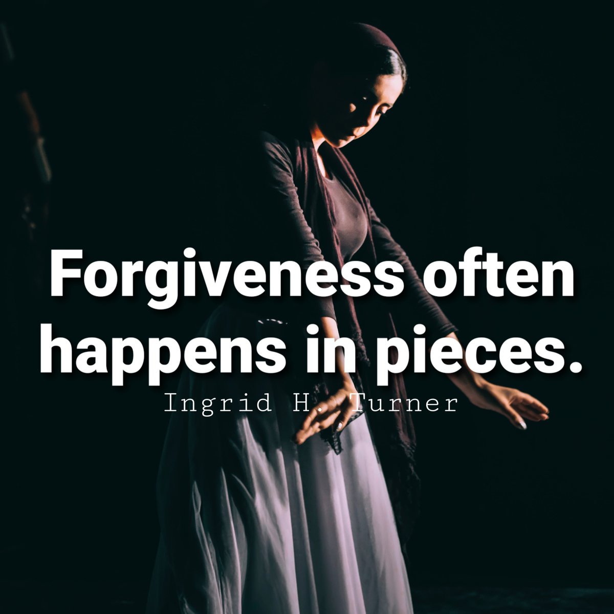 BhavaMission's tweet photo. Forgiveness often happens in pieces. https://t.co/ZkB1KTa3YT