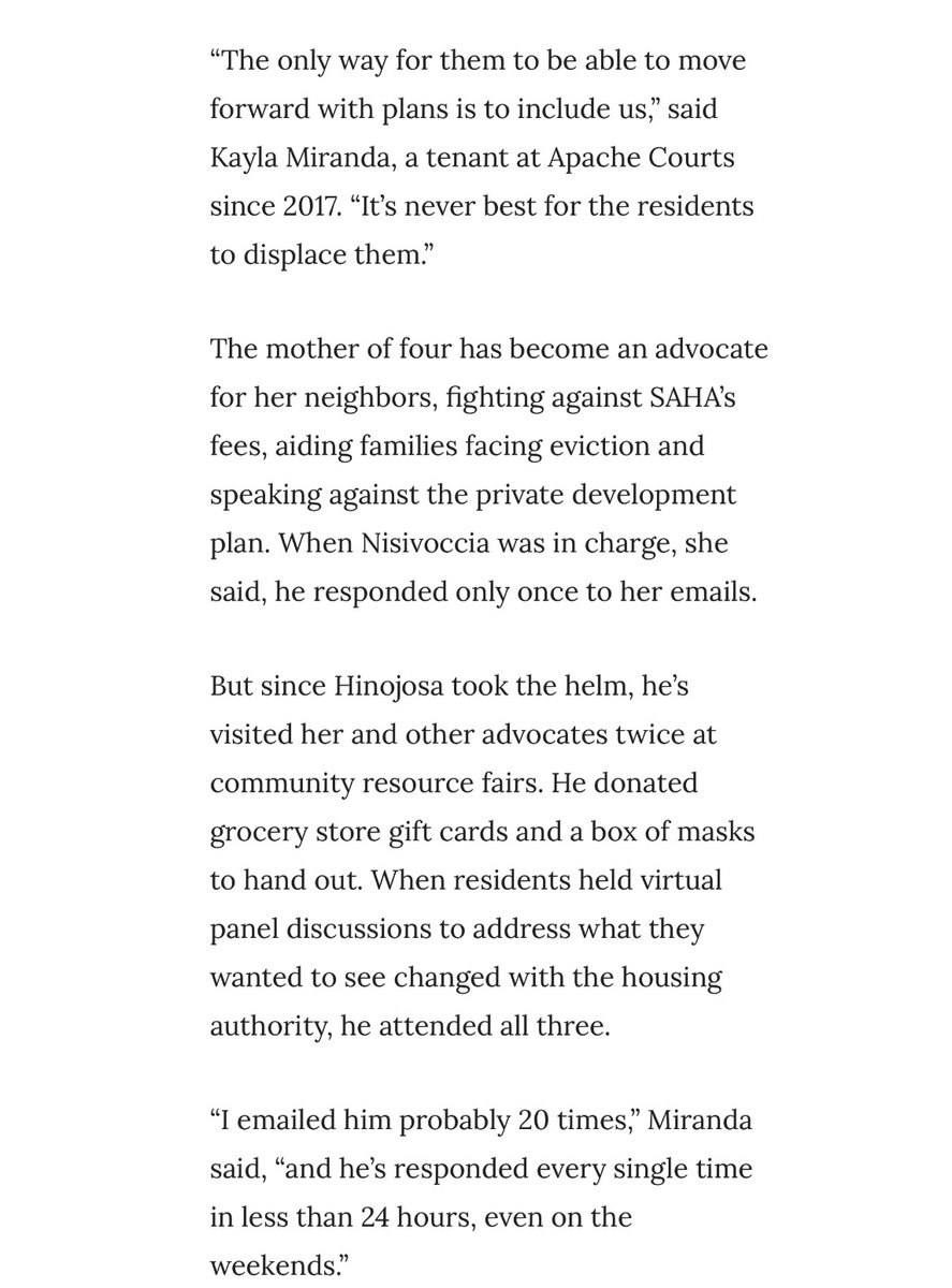 The new plan to rebuild the public housing at the Alazán Courts represents a total reversal from that trend—and SAHA's own policy priorities in the past. So why the change now? Housing advocates and community organizers point squarely to the new CEO as the catalyst for change.
