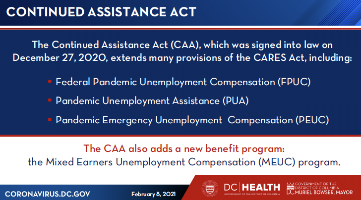 4/ Additional investments will allow for the Department of Employment Services to make it easier for workers and residents to get answers about unemployment benefits.