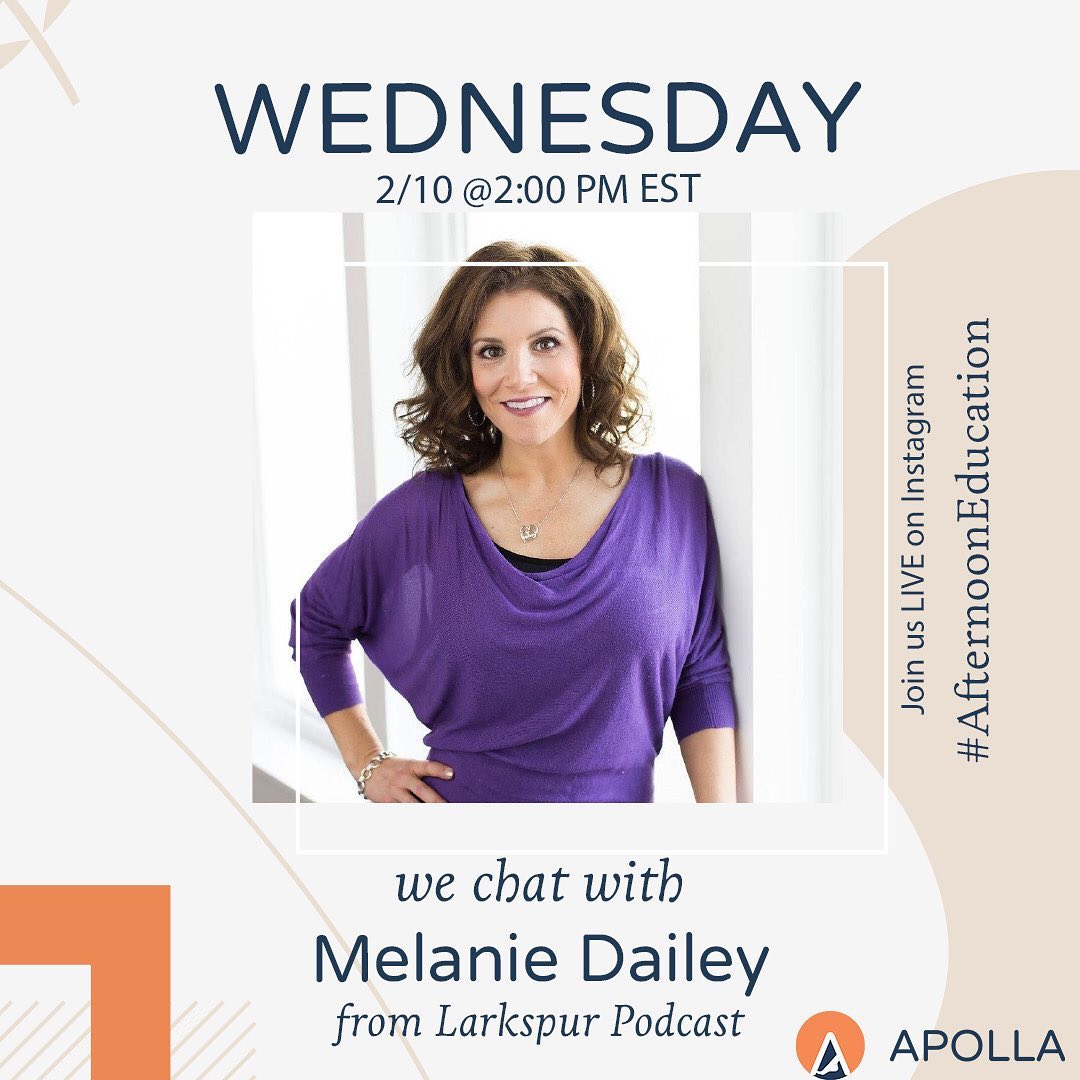 Tune in to the podcast this Tuesday for a guest cohost!  Our dear friend Nick Clement will be filling in for Kayla for the next few weeks &amp; tune in to Apolla Performance on Instagram Live Wednesday at 1:00 CST!  I can't wait to chat  about all things dance!