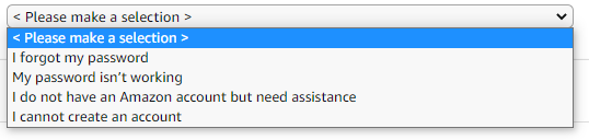 undercoverk3vin's tweet photo. @AmazonHelp I'm not getting that option? https://t.co/PHxgeoxlRW