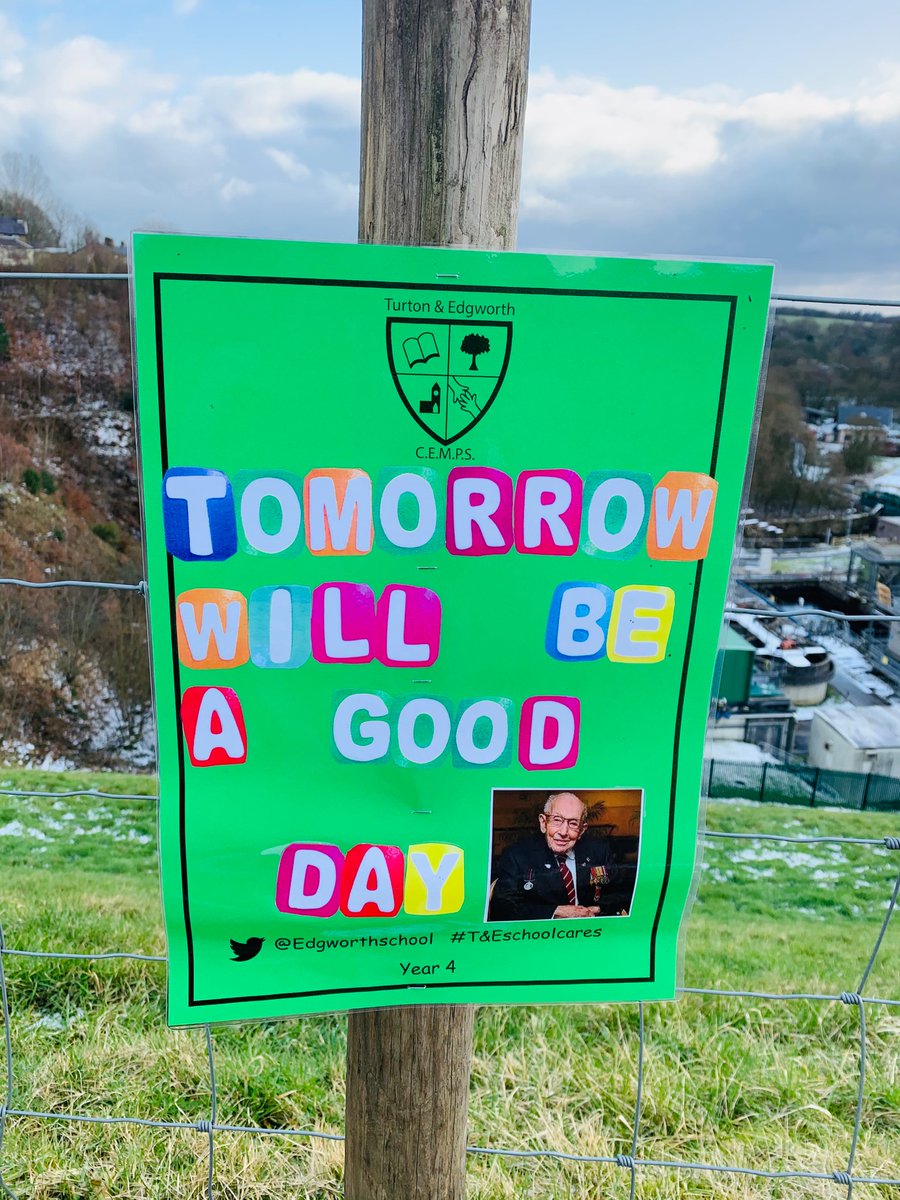 Edgworthschool's tweet photo. We’ve even taken inspiration from @captaintommoore #T&amp;Eschoolcares ❤️ https://t.co/1LRd6ZuJ1k