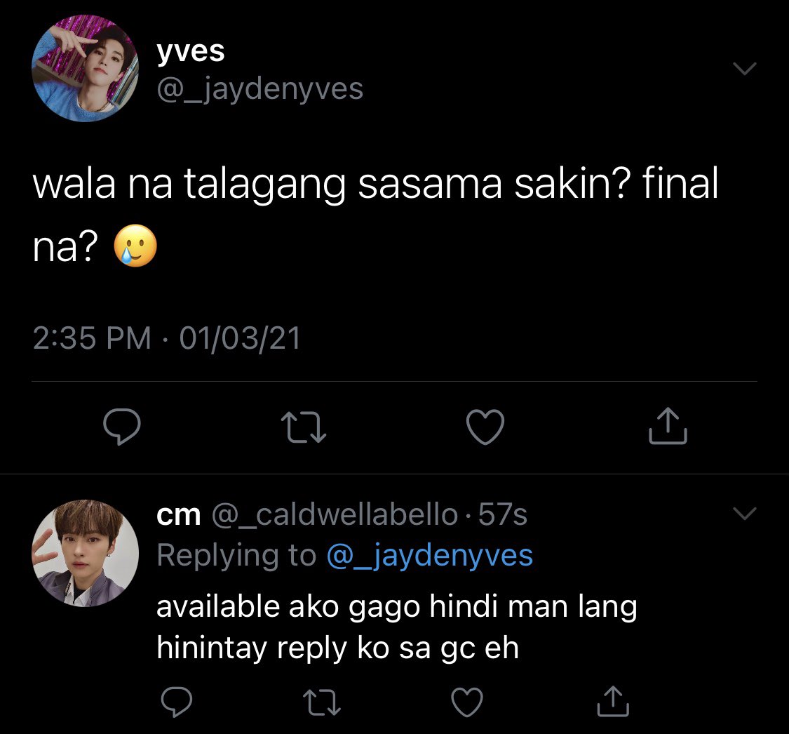 my unexpected valentine
—minho x jisung (minsung) filo au

kung saan valentine’s day at nagyayayang lumabas si yves (jisung) pero hindi pwede lahat ng kaibigan niya maliban kay cm (minho)

note: this is truth or dare (tod) spin off