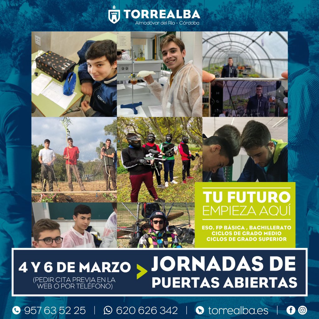 EFATorrealba's tweet photo. Os dejamos por aquí la convocatoria para la jornada de puertas abiertas!
No olvides decírselo a amigos y conocidos que puedan estar interesados! Os dejamos el link aquí abajo para la cita previa.

https://t.co/LGvAcS8Uj4 https://t.co/7XMlb82JTc