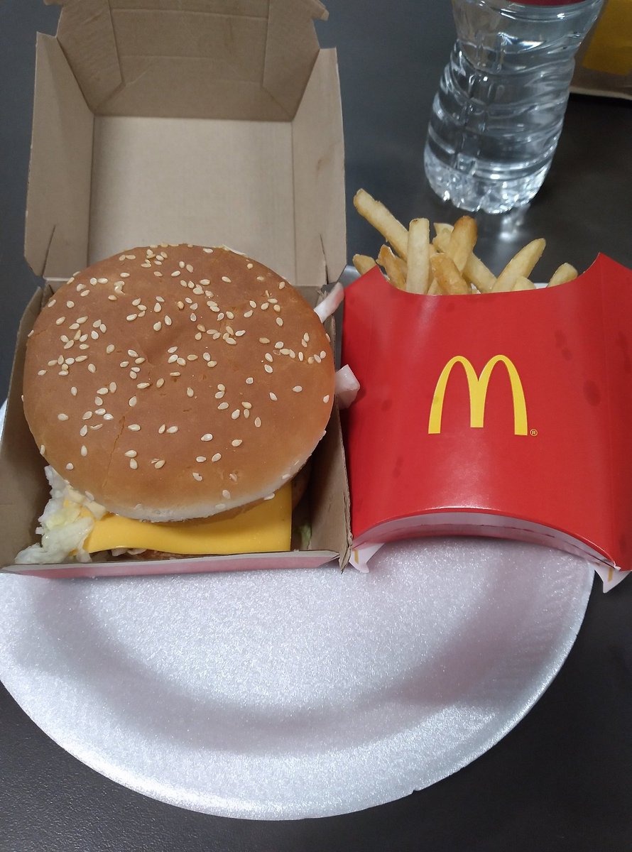 Lunch At Work. #McDonalds #bigmac #fries #coke #worklunch #combomeal