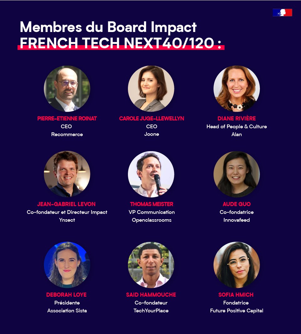 La nouveauté du #FT120 #Next40 cette année ? On a ajouté un #BoardImpact afin de mieux engager les lauréats sur les sujets de #diversité, de #mixité et développement durable 🌍✊! 

Merci ! <a href="/CaroleJuge/">Carole Juge-Llewellyn</a> <a href="/RiviereDiane/">Diane RIVIERE</a> <a href="/LevonJean/">Jean-Gabriel Levon</a> @Innova_Feed <a href="/Loydeborah/">Déborah Loye</a> <a href="/SaidHammouche/">Saïd Hammouche</a> <a href="/sofiahmich/">Sofia Hmich</a>