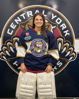 The Central York Panthers would like to congratulate our 2020-21 Jr Panther Kristen Mrozewski on her commitment to USports Laurentian University Voyageurs in Sudbury Ontario. Kristen has always wanted to play for her hometown university team! We are so proud of you Kristen!
