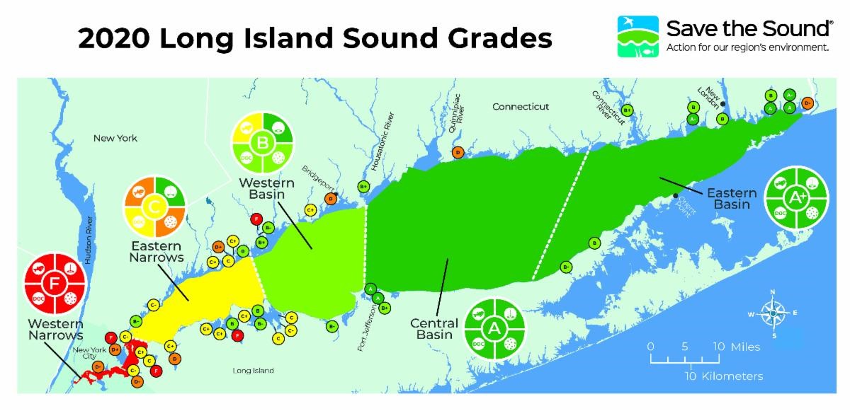 The latest release of the Long Island Sound Report Card is now online. Join us Wed. Feb. 10, 1-1:30 PM EST for a free CLEAR webinar by Peter Linderoth of <a href="/SavetheSound/">Save the Sound</a> as he presents an overview of the data, grading process &amp; general findings. Register: s.uconn.edu/lisreportcard