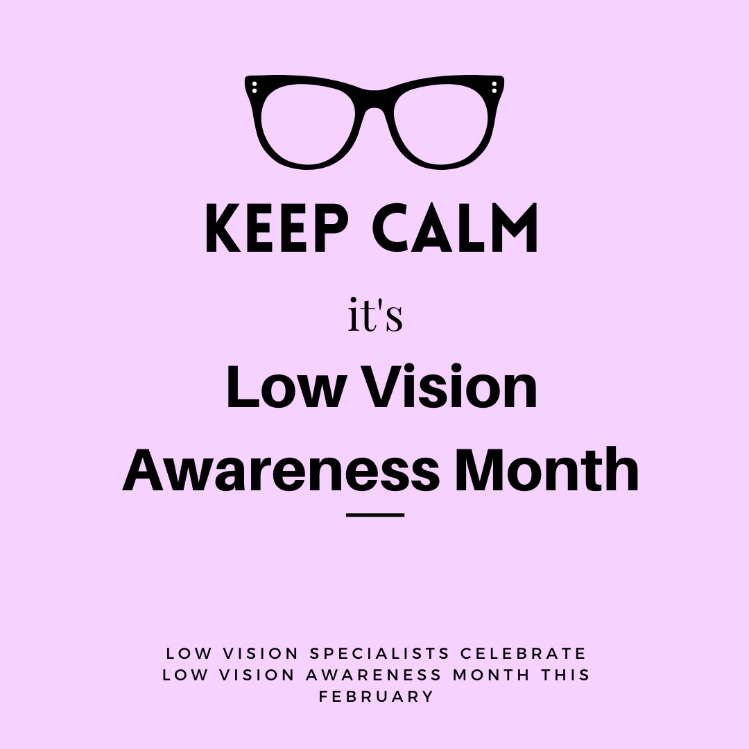 LowVisionMD's tweet photo. Keep Calm but we will be spreading the word and having a blast doing it this month! Join in on the fun and follow us! https://t.co/F5BQIWCIpB